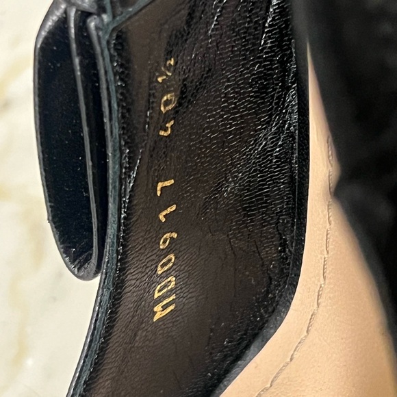 Christian Dior J'Adior Slingback Black Leather Pumps - Picture 8 of 10